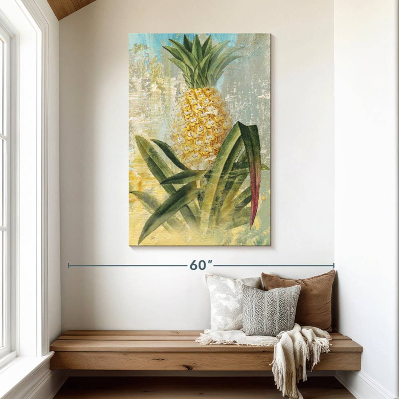Yarlin Botanical Pineapple, 48" H x 32" W