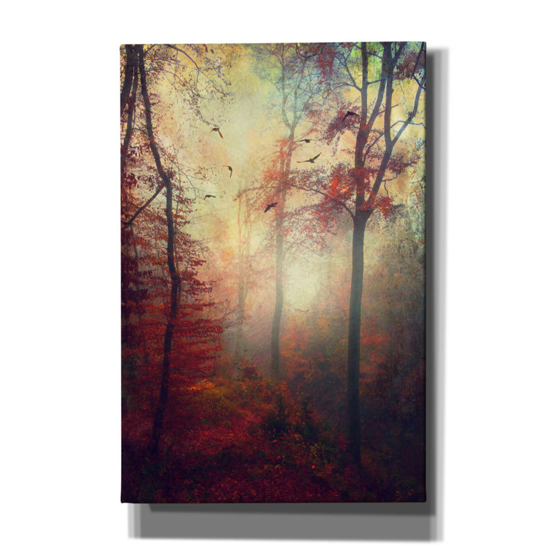 «Haze» par Dirk Wustenhagen, art mural sur toile, H 18 po x l 12 po x P 0,75 po
