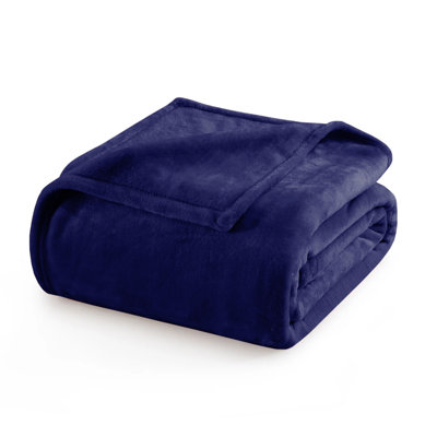 Couverture en molleton doux et moelleux - Jeté en flanelle réversible pour lit et canapé