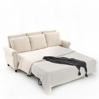 Canapé-lit 81,5 po à 3 places avec canapé-lit et matelas