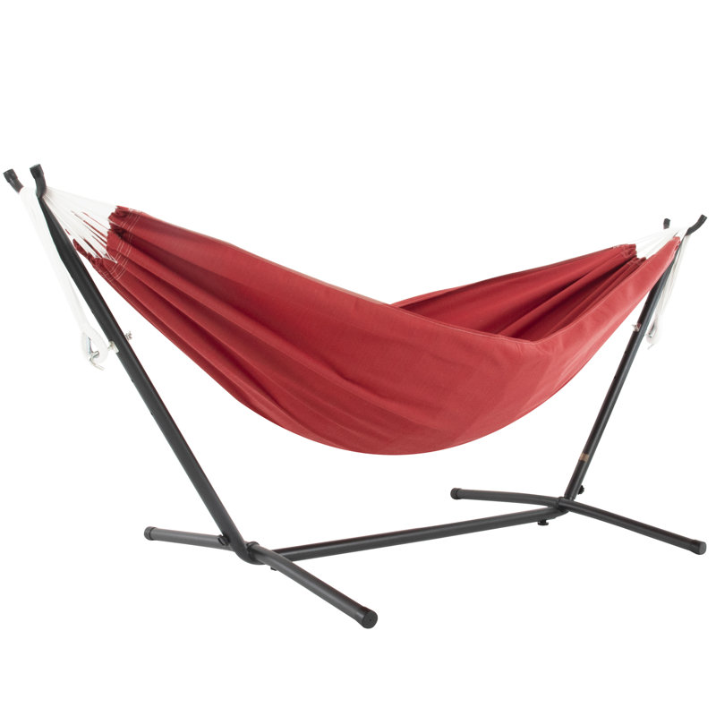 Tessa Double Hammock with Stand, Crimson
