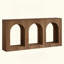 Table d'appoint Classic Design, table de vestibule arquée, console (table seulement)-384726802