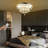 Modern Crystal Ceiling Light With Remote Control