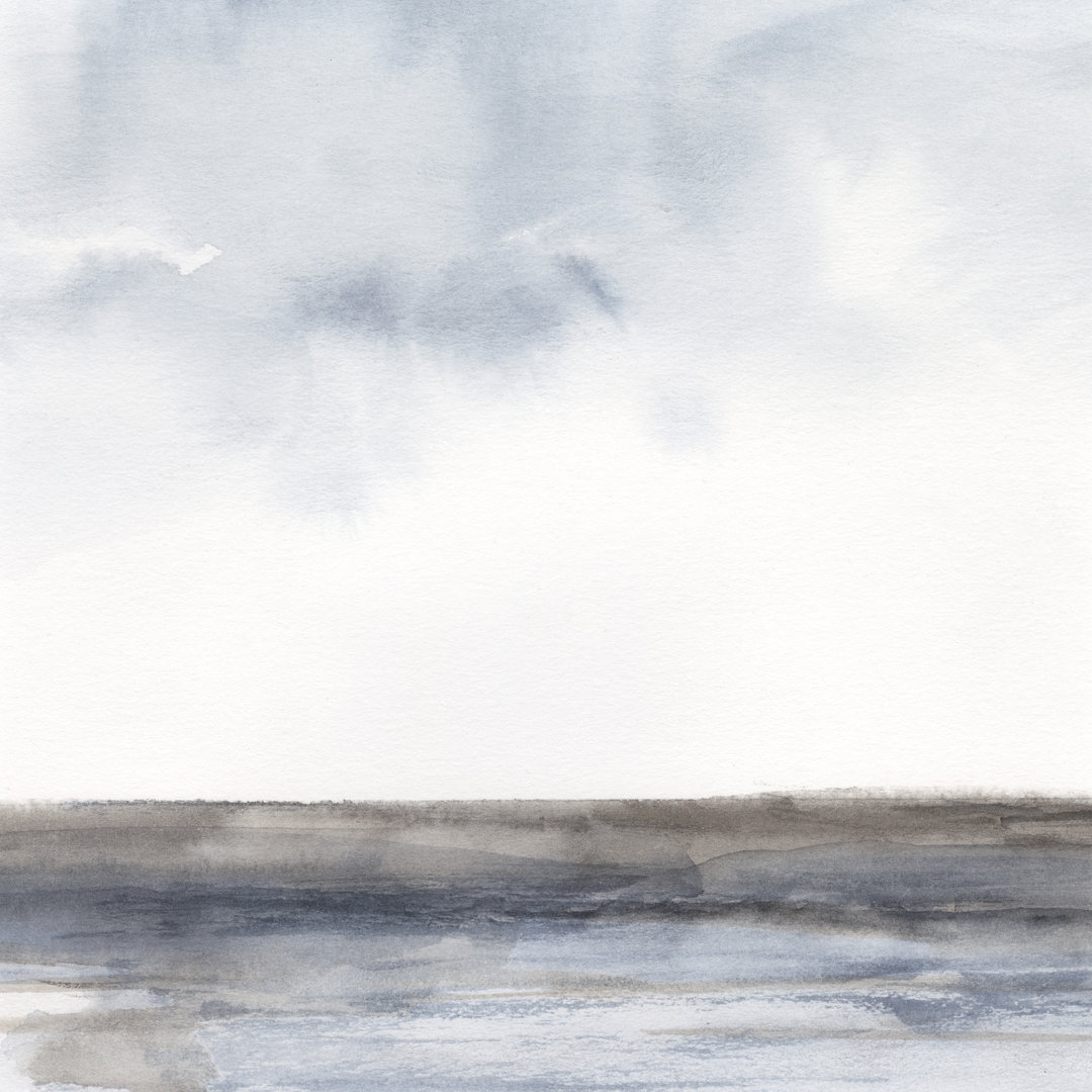 Leinwandbild Blue-Grey Seas II von Ethan Harper