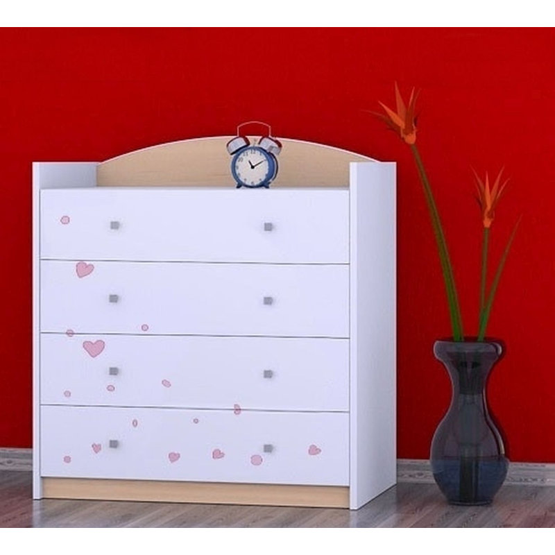 Newfolden Kids 4 - Drawer Chest, Beige