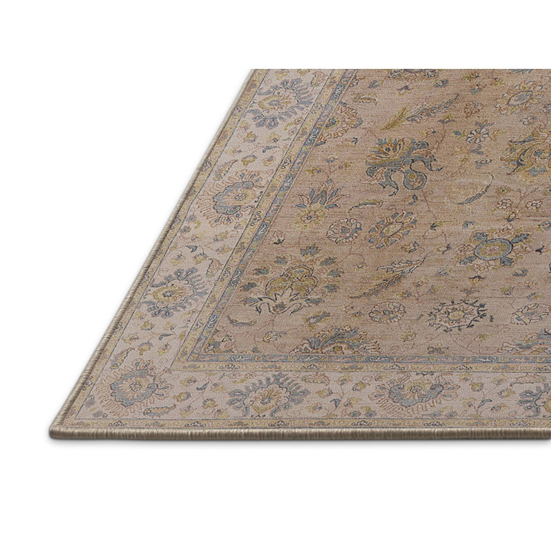 Tapis oriental beige / brun Ardag, Rectangle 6 pi x 9 pi