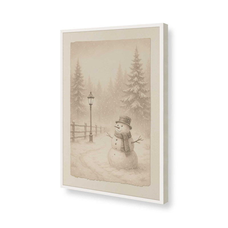 «Whispers of Winter», reproduction d'art, 11 po x 14 po, Blanc opaque