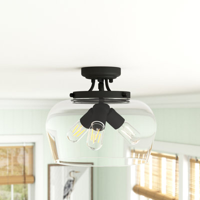 Jagger 3 -Light 13.8'' Semi Flush Mount