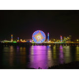 Del Mar Fairgrounds With Ferris Wheel | Del Mar, San Diego Print by Brian Mc Clean