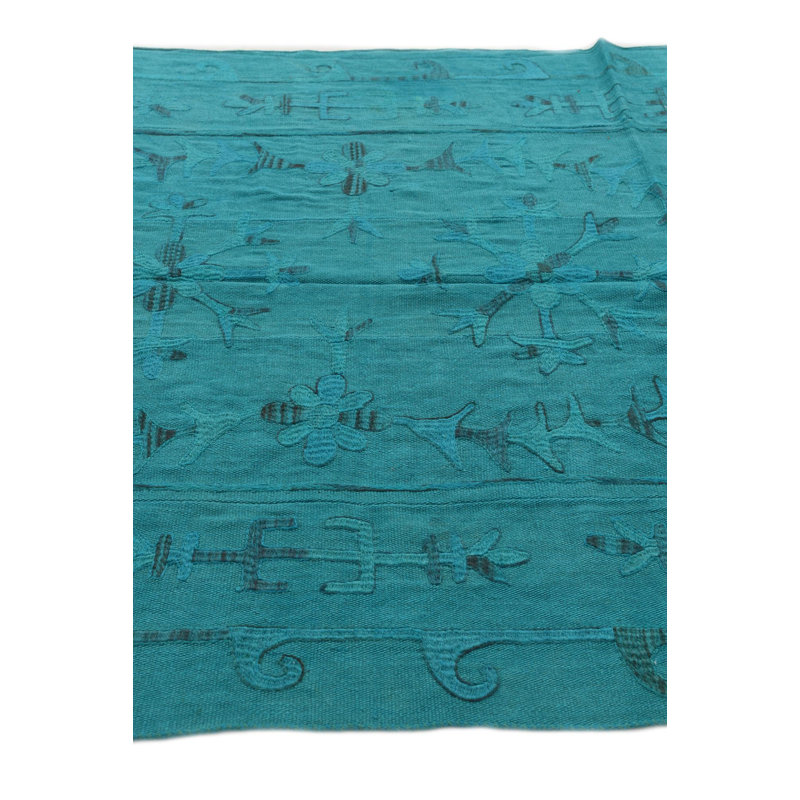 Tapis bleu sarcelle Oldfield