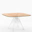 Sir Gio Square Glass Dining Table-27968072-27968075