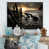 White Floater Framed