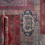 Tapis rouge / brun lavable à la machine Beesley-1617941356