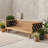 Wooden Patio Sofa with Cushions