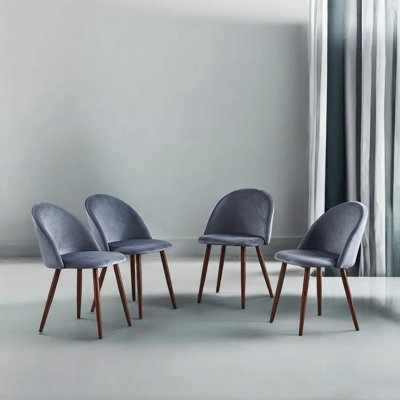 Domonik 18.5'' H Velvet Upholstered Side Chair
