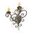 Kenneth Iron Candle Wall Light