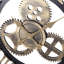 European Roman Gear Mute Wall Clock-1569087325