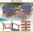Flaxville 4 - Person Patio Conversation Set with Cushions