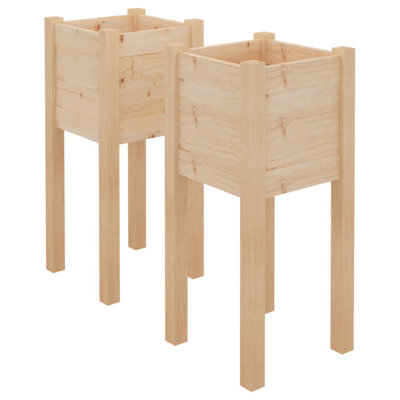 Hadwyn Wood Pot Planter