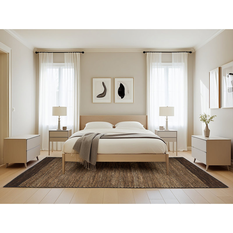 Tapis abstrait moderne 5505, Rectangle de 5 pi x 8 pi