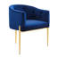 Chaises d'appoint performance en velours capitonné Savour-1940475296