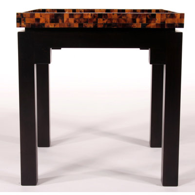 Kan Solid Wood Tray Top End Table