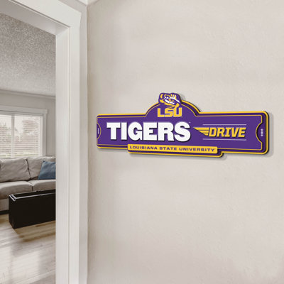 NCAA LSU Tigers Street Sign