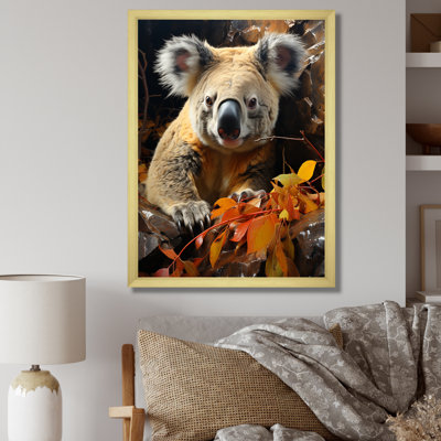 Koala Bush Retreat 2 - Koala Animal, art mural