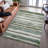 Premium Machine Washable Lyndhurst AMF1191 Stripes Rug-747830473
