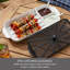 Desserte avec grille grillagée Gourmet Basics par Mikasa BBQ to Go, 17 x 6 po