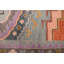 Tapis bleu moderne Oushak 8 pi 1 po x 9 pi 10 po
