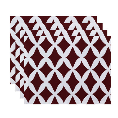 Polyester Geometric Rectangle Placemat