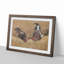 Gamecocks by Katsushika Hokusai - Framed Print-55578727-55578729