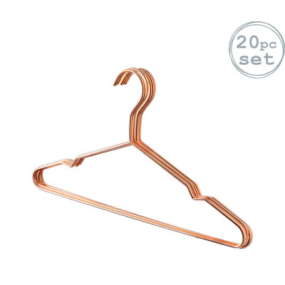 Harbour Housewares - Metallic Coat Hangers