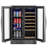 Koolmore 24 in. Width 21 Bottles and 60 Cans Dual Zone Freestanding/Built-In Wine & Beverage Refrigerator.