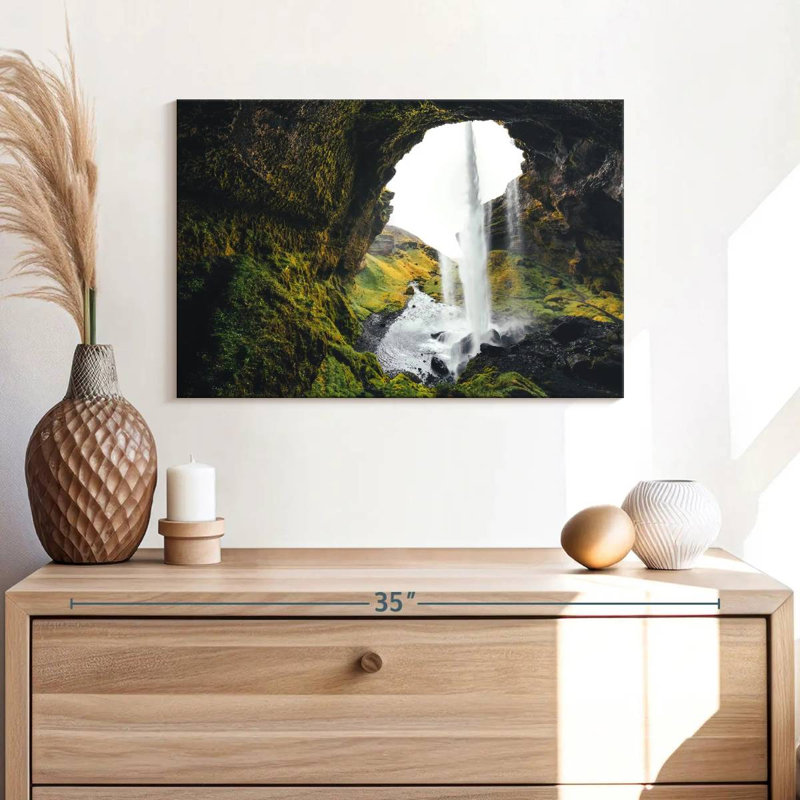 Cascade Alvord Mossy Kvernufoss, H 16 po x l 24 po