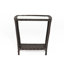Table d'appoint avec plateau en verre