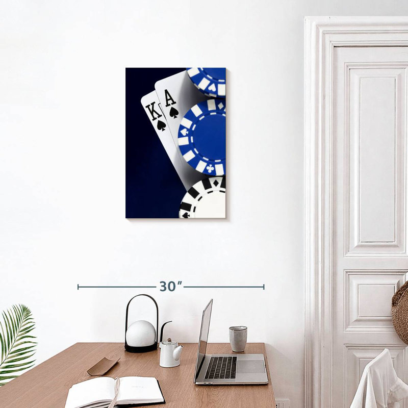 Senne Royal Flush All In, 24" H x 16" W
