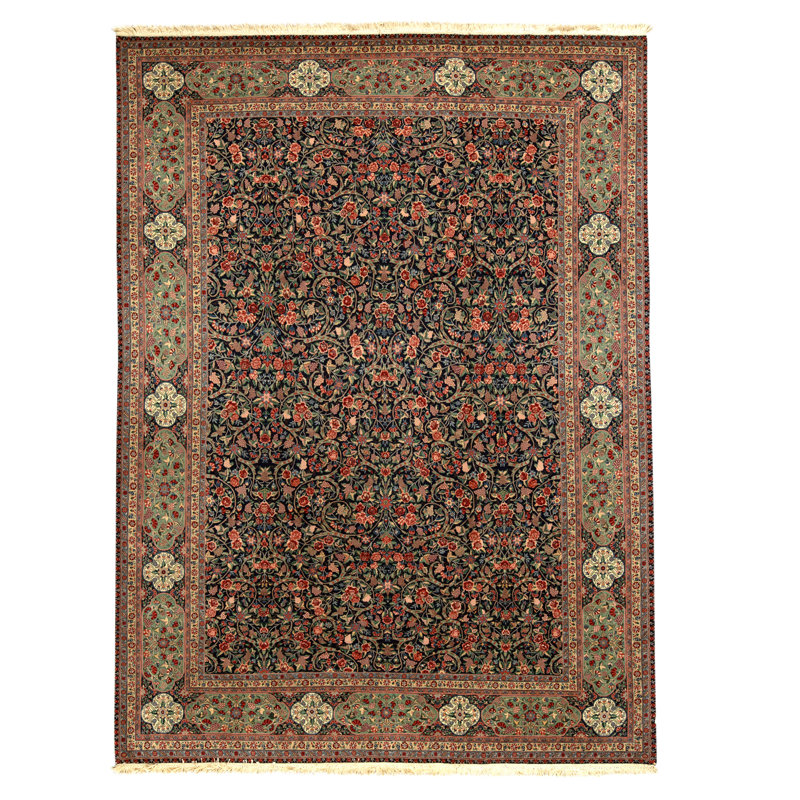 Hand Knotted Wool Oriental Indoor Rug