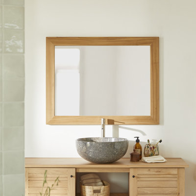 Tona Wood Wall Mirror