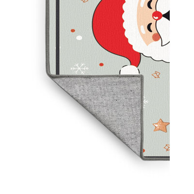 Tapis de vacances d'hiver de Noël lavable The Holiday Aisle®