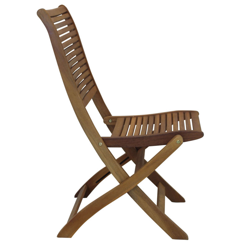 Tamoa Solid Wood Patio Folding Chair Folding Chair