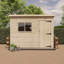 Tiger 10 Ft. W x 6 Ft. D Solid Wood Shiplap Pent Garden Shed