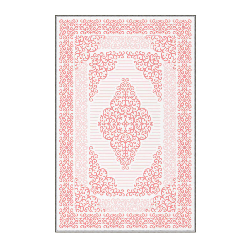 Antibacterial Hall Carpet, 3D Digital Printed, 3.3 x 9.8 Feet | 100% Polyester, 0.3 in Pile Height, PVC Non-Slip Underside | Machine Washable, Durable, Non-Slip Design for Modern Entryways & Living Spaces