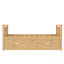 Lit plateforme en bois massif avec tiroirs et lit gigogne, sans sommier-2112824730