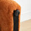 Orange moderne de 59 po, velours pour le salon, structure en bois massif, conception ergonomique, tissu de siège mi-doux, chambre et appartement appropriés, siège, configuration-1123766541