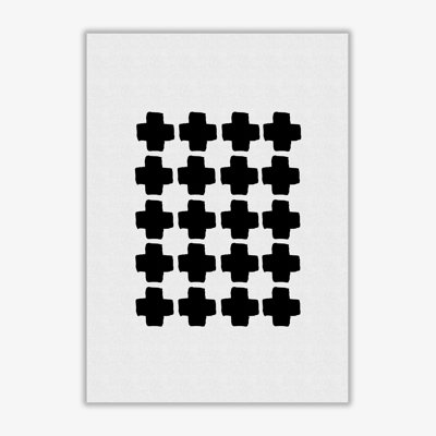 Black And White Abstract III - Print