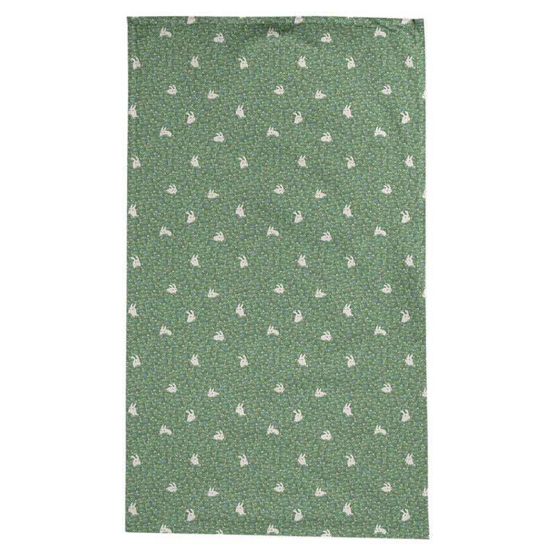 Nappe lapin à motif lapin Leffel, Jade