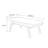 Cream style design solid wood coffee table-107541603