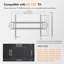 VonHaus Single Screen Wall Mount